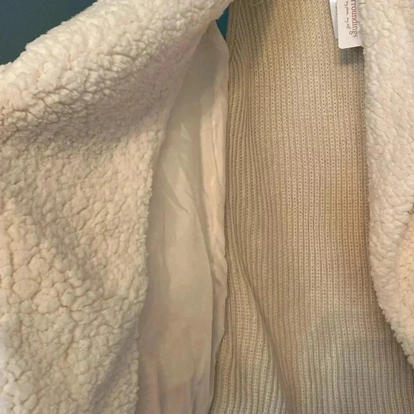 Soft Surroundings NWT heavenly soft St Moritz vest - ivory - small - pockets - Picture 6 of 9